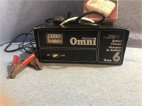 Car Battery Charger By Omni (Tested) With Battery