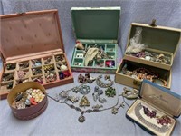 Vintage costume jewelry collection