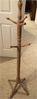 Antique Solid Wood Hat Stand
