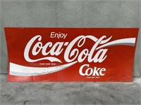 Coca Cola Screen Print Tin sign -2440 x 1070
