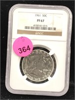 1961 PF67 NGC Silver half dollar