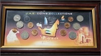 U.A.E.  2 Sets of All 6 Denominations Framed .3C