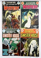(2) DC THE HOUSE OF MYSTERY (2) SINISTER HOUSE
