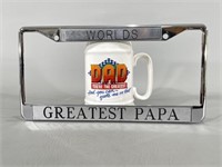 License Plate Frame & Mug -Fathers Day?