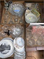 4 BOXES OF VARIOUS GLASSWARE