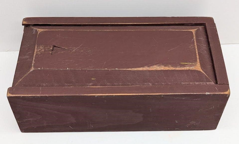 Wooden Box Sliding Top