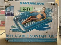 Swimline inflatable suntan tub