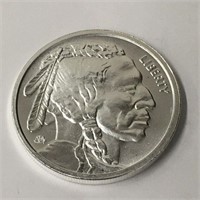 .9999 Fine Silver One Ounce Buffalo Round