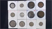 12 Assorted British Coins