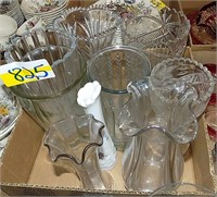 VASES  AND GLASSWARE