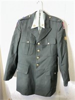 ARMY SHIRT 16 43/45 AND ARMY COAT