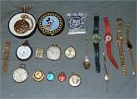Lot of Assorted Pocket Watches and More