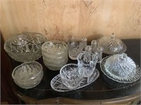 Lot of crystal and glass 3.25"-3.5”