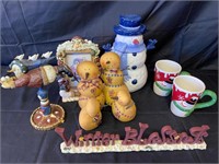 Boyd’s Bear Snowman, cookie jar, mugs & more