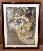 Framed Degas Ballerina Print