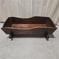 Antique wood cradle