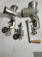 Vintage meat grinder ect.