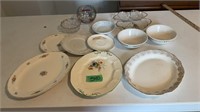 Misc platters and bowls