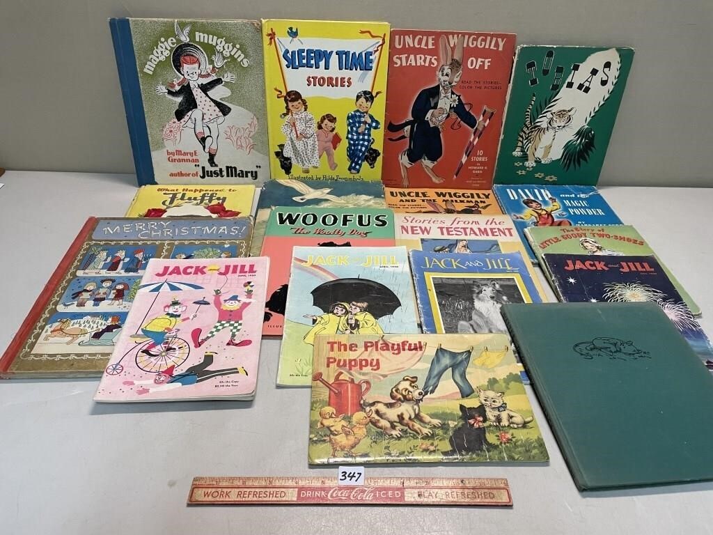 ANTIQUE/VINTAGE CHILDRENS BOOK LOT