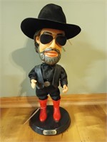 Hank Williams Jr animated figurine 21"