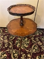 Two Tiered Round Table