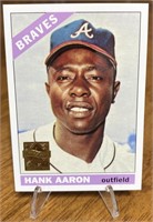 Hank Aaron 1999 Topps Commemorative Reprint