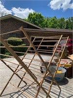 LARGE WOODEN DRYING RACK