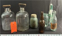 Antique Jugs and Bottles