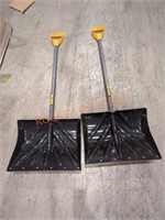 True Temper 18" Snow Shovels, Quantity 2