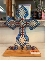 Stainglass Style Cross