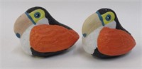 Brightly Painted Toucan Birds