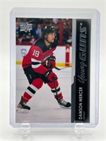 Dawson Mercer Rookie Young Guns Hockey Card