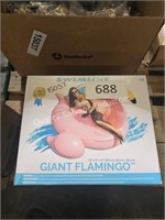 2- giant flamingo floats