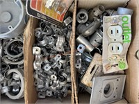 Assorted Electrical Clamps & Fittings