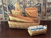 Five Longaberger Baskets