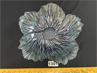 Art Glass Flower Shaped Bowl