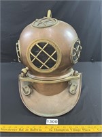 Antique Copper & Brass Diving Helmet