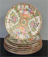 Rose Medallion Chinese Export Plates