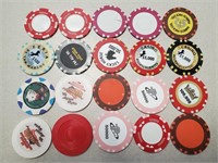 20 Large Casino 50mm Chips