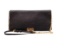 Burberry Black Leather Chain Mini Shoulder Bag