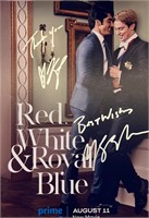 Autograph COA Red, White & Royal Blue Photo