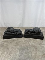 Lion Bookends black marble, House Parts Inc. 2007