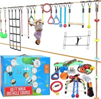 Hyponix Ninja Warrior Obstacle Course for Kids up