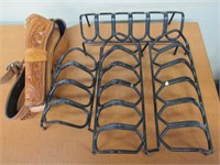 Handgun Display Racks, Ammo Belt w/Holster