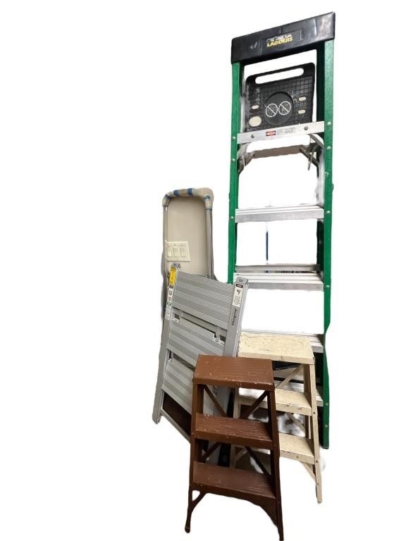 A Collection Of Ladders. Various Sizes