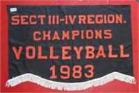 Sect III-IV Reg Champ Volleyball 1983 banner