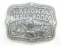 Hesston National Finals Rodeo 1999 Belt Buckle 4”
