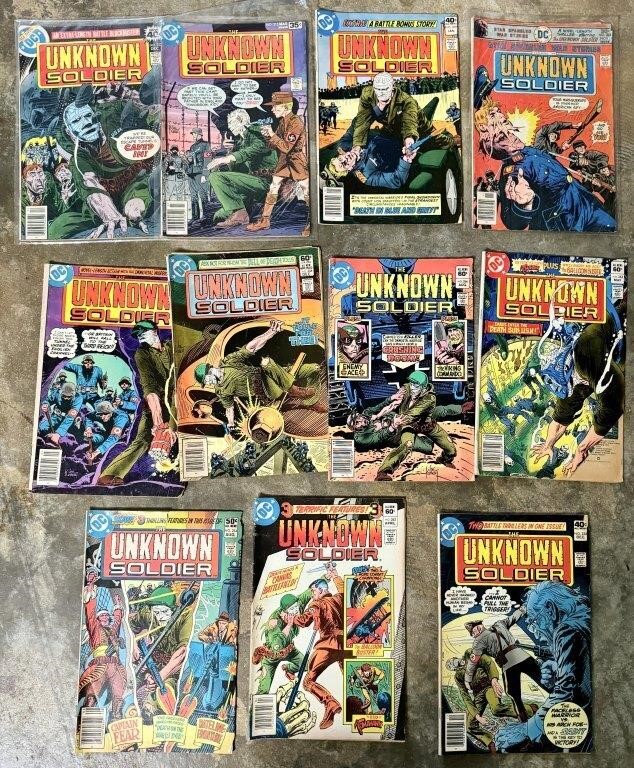 Vintage DC Comic Books - Unknown Soldier