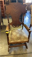 Antique Oak Platform rocker