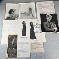 Vintage Modeling Contract, Photos, and Pamphlets